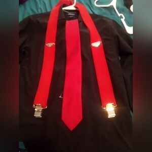 Red tie